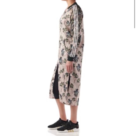 adidas x farm tropical satin track kimono